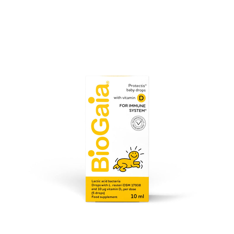 [Australia] - BIOGAIA Protectis Probiotic Drops with Vitamin D3 10ml Suitable for Newborn Babies,Balance Baby�s Gut Flora and Support Immune System. Contains BioGaia Patented L Reuteri DSM 17938. 