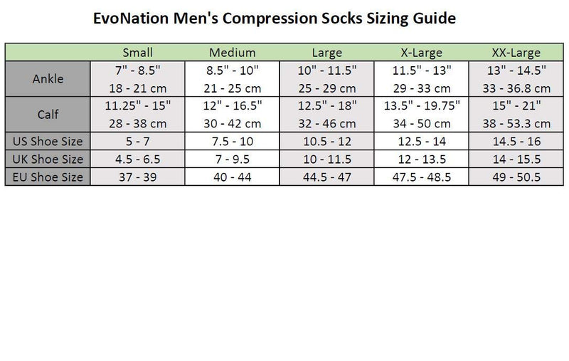 [Australia] - EvoNation Men’s Knee High 8-15 mmHg Graduated Compression Travel Socks – Mild Pressure Compression Garment Navy Blue X-Large (1 Pair) 