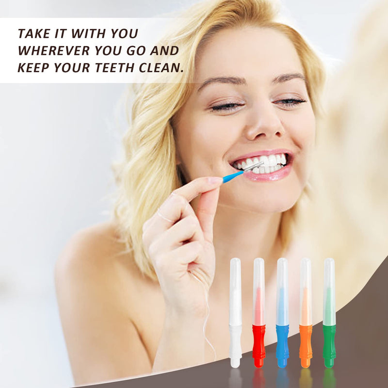 [Australia] - 30 Interdental Brushes, Interdental Cleaning Brush, Dental Care, Teeth Cleaning, Interdental Cleaning Brush, Oral Care 