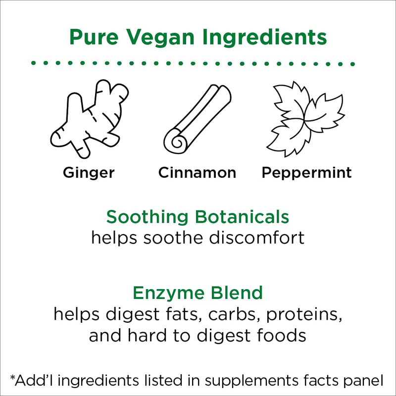 [Australia] - nbpure Digestive Enzyme Complex Vegetarian Capsules, 90 Count 
