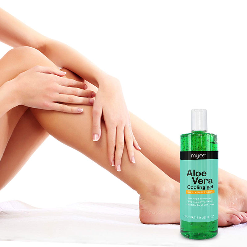 [Australia] - Mylee Pure Aloe Vera Soothing Gel After Care Waxing Hair Removal Depilation Wax Skin Treatment After Sun 500 ml 