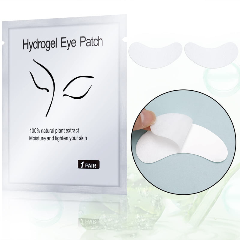 [Australia] - Yorgewd 50 Pairs Under Eye Gel Pads Eyelash Extension Pads Lints Free Eyelash Patches for Pro Salon & Individual Eyelash (50 Pairs) 