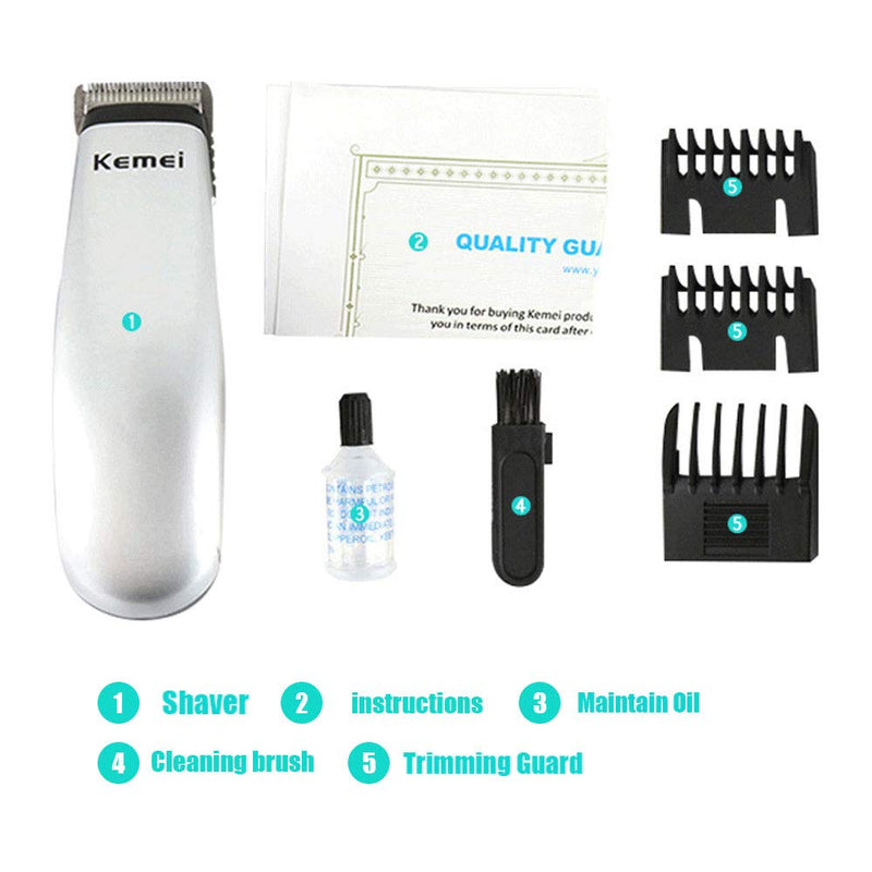 [Australia] - Men's Hair Clippers Trimmer Groomer Cordless Self-Haircut Kit Styling Shears With Stainless Steel 