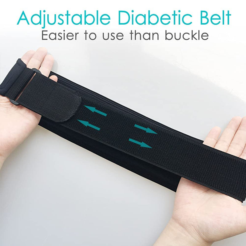 [Australia] - Hola Health Kids Diabetic Belt, T1D Children Insulin Pump Holder, Type 1 Diabetes Adjustable Waist Band Medical Devices Accessories for EpiPens, Girls, Boys 