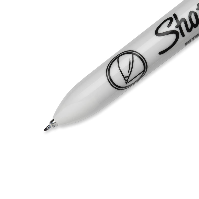 [Australia] - Sharpie Retractable Permanent Markers, Ultra Fine Point, Black, 2 Count 