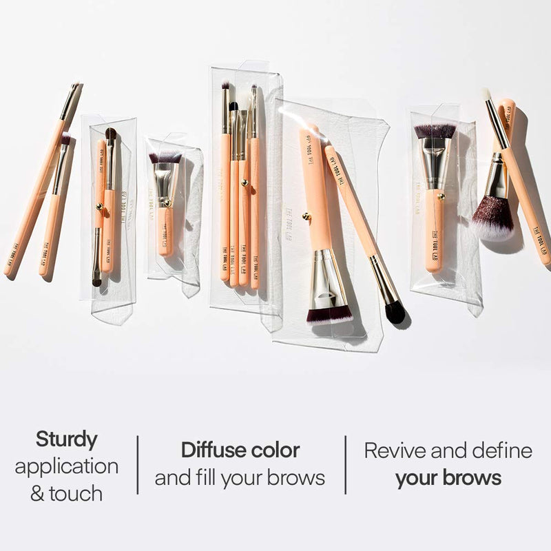 [Australia] - THE TOOL LAB 210 Eyebrow Brush - Easy to Eyebrow Brush Powder Shadow Eye Makeup Brush -Premium Quality Natural Hair Bristles Cosmetic 
