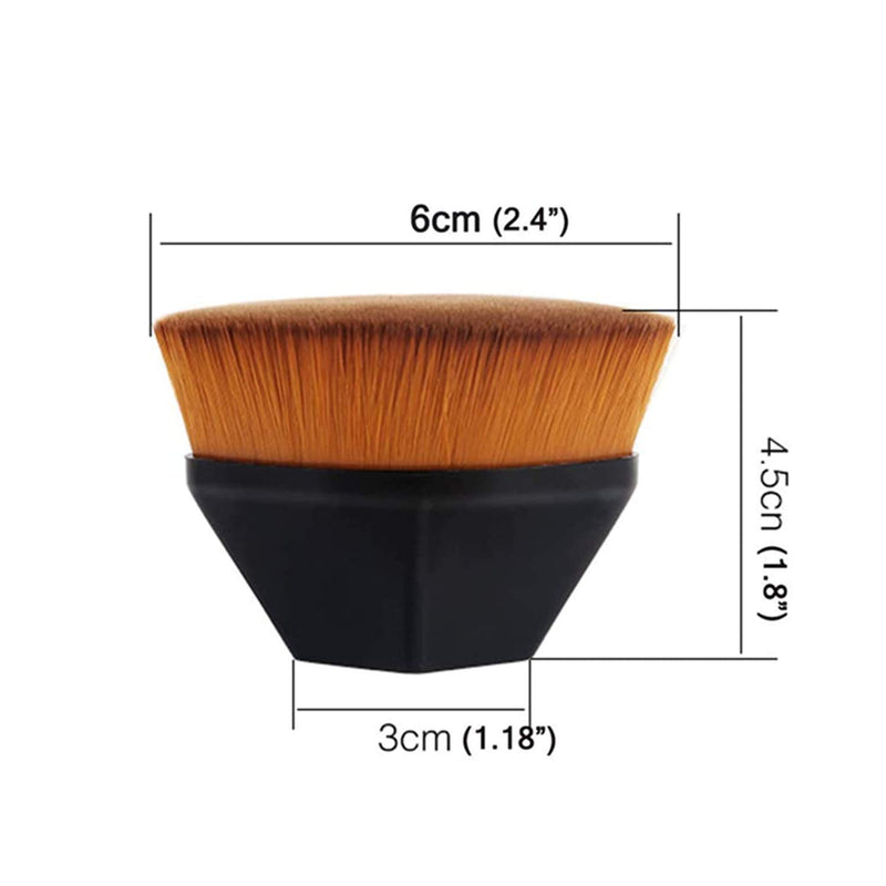 [Australia] - 3 Piece Foundation Brush,Easy to Carry Mulitifunctional Make up Brush,Flawless brush Used for Concealer,Base Cream,Lsolation Fluid Brush 