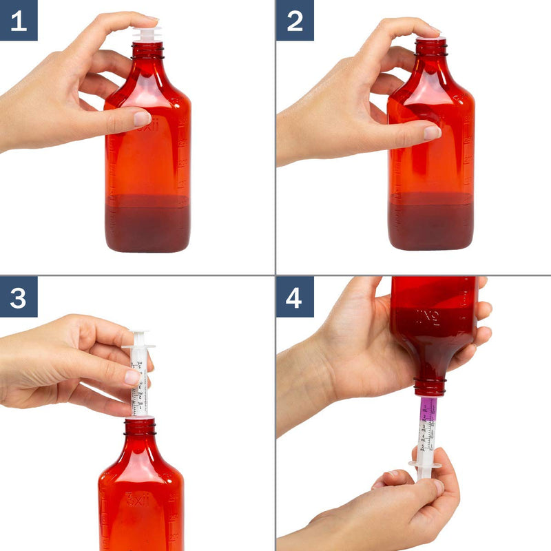 [Australia] - Apothecary Products Oral Syringe Adapter Plugs, Compatible With 12 And 16 Oz Oval, 28 Mm, Pack Of 50 Large Adapter Plugs - 28 mm 