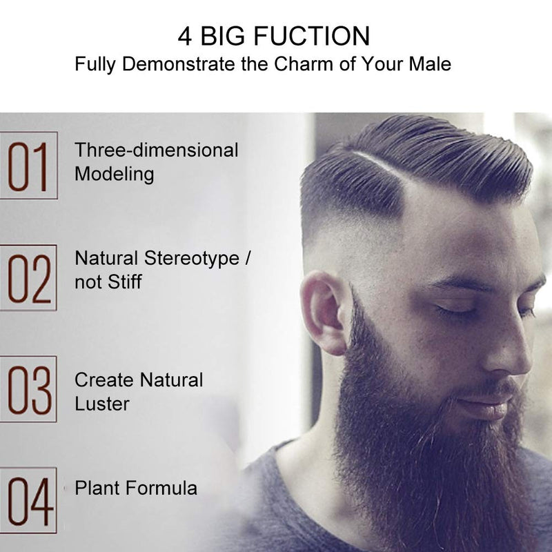 [Australia] - 100 g Hair Wax for men - Professional Retro Hair Oil for Soft Hair - for Hairstyles 