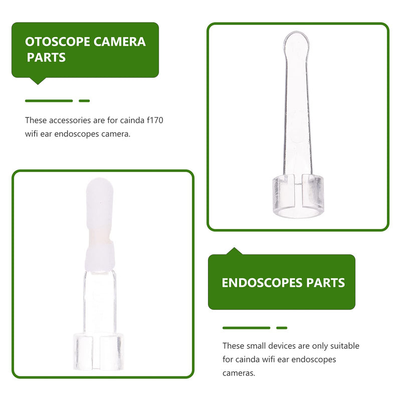 [Australia] - Hemoton 3 Sets Original Earpick Replacement Accessories Set Visual Earpick Otoscope Camera Parts for Kids Adults Pets 