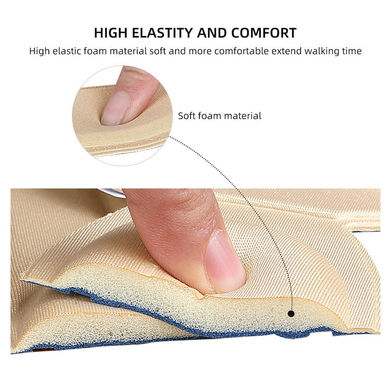 [Australia] - 3 Pair Insoles, Breathable Sponge Insole, Heel Cushions with Heel Grip High Heel Shoe Insoles for Women Loose Shoes, Foot Pain, Metatarsal Pain, Arch Pain, Heel Sore & Heel Spurs Women's5-8(Tip) 