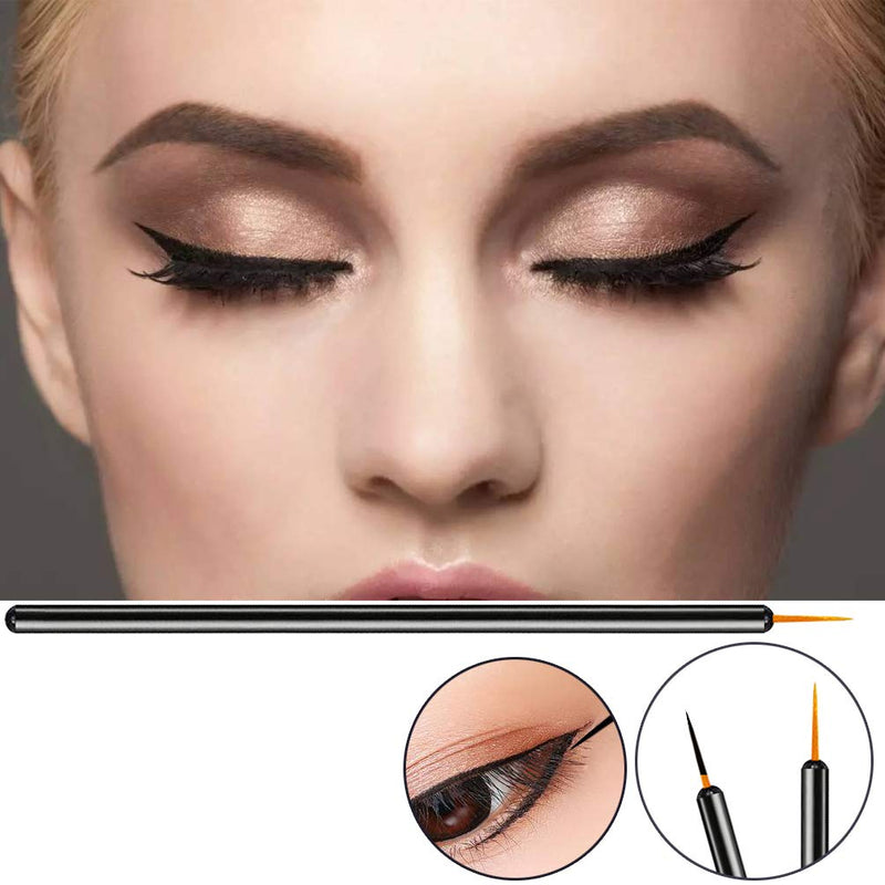 [Australia] - KINGMAS 100 Pack Disposable Eyeliner Brushes Applicator Makeup Eye Liner Wands 