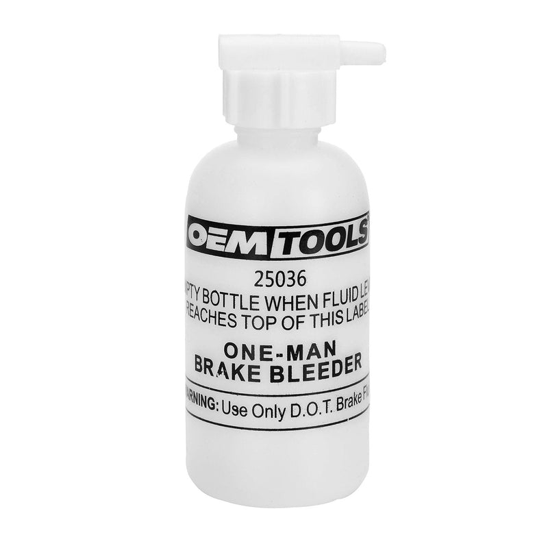 [Australia] - OEMTOOLS 25036 Bleed-O-Matic One-Man Brake Bleeder Kit, Featuring An Opaque Brake Bleed Bottle w/ Transparent Hoses and Tapered Fittings, No Mess Brake Fluid Bleeding Original version 