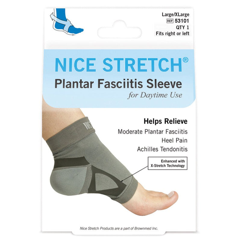 [Australia] - Nice Stretch Plantar Fasciitis Sleeve – Help with Plantar Fasciitis, Heel Pain and Achilles Tendonitis Large/X-Large Large/X-Large (1 Count) 