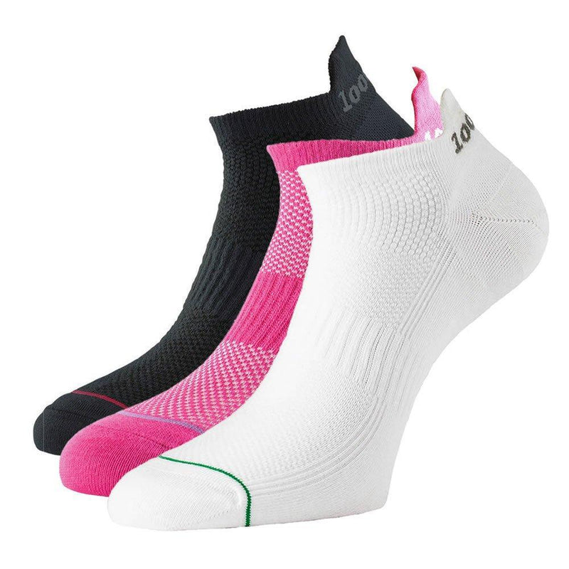 [Australia] - 1000 Mile Ultimate Tactel Double Layer Trainer Liner Sock Black LS 