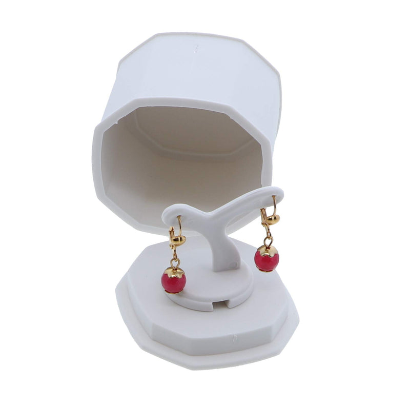 [Australia] - Li'Shay Small Earing Box Jewelry Gift Box Earring Case - Set of 2 2 Earing Boxes 