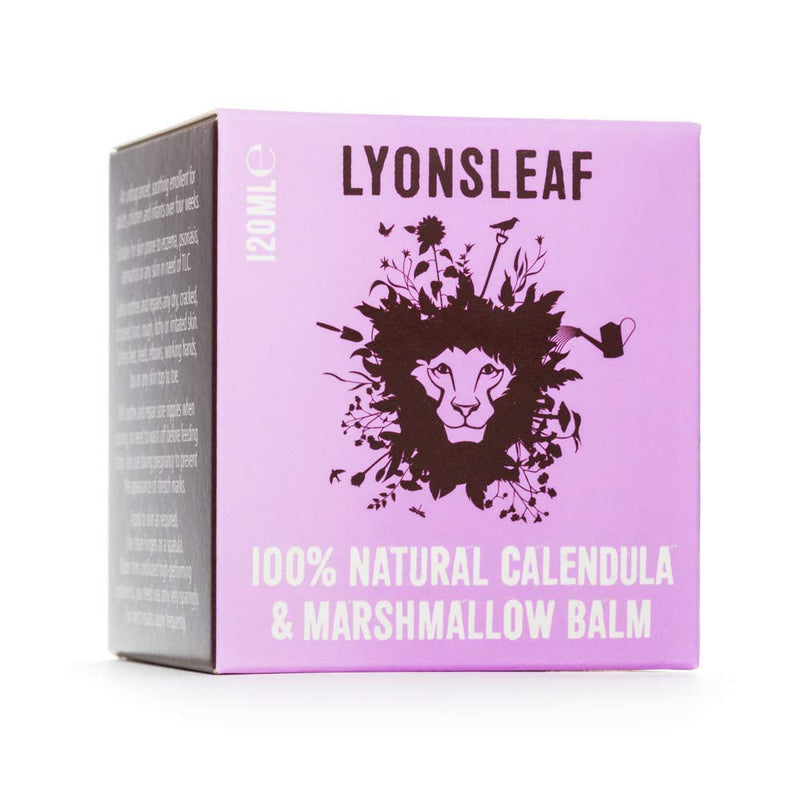 [Australia] - Calendula and Marshmallow Balm - 100% Natural - for dry, cracked, rough, hard or irritated skin (120ml) 120 ml (Pack of 1) 
