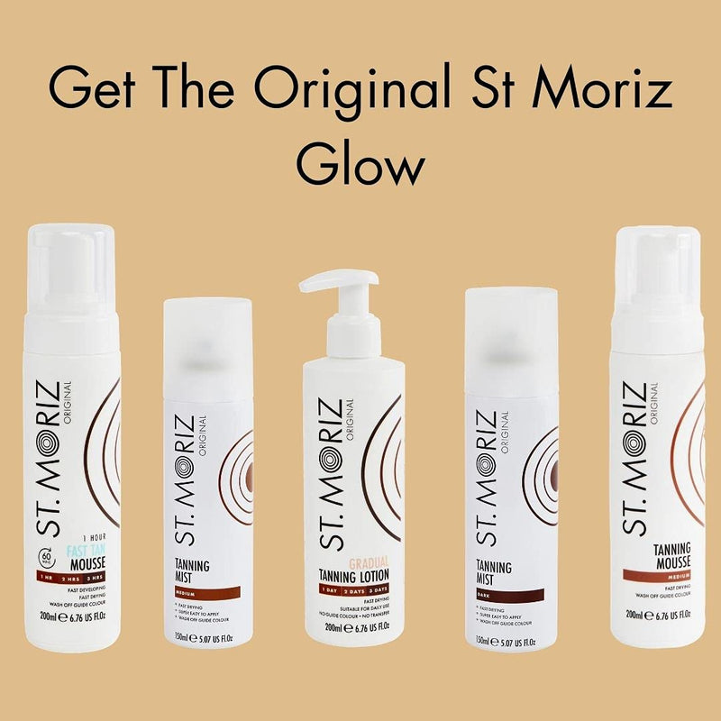 [Australia] - St Moriz Original Extra Large Instant Tanning Mousse, Fast Drying Vegan Fake Tan, Medium (300ml) 