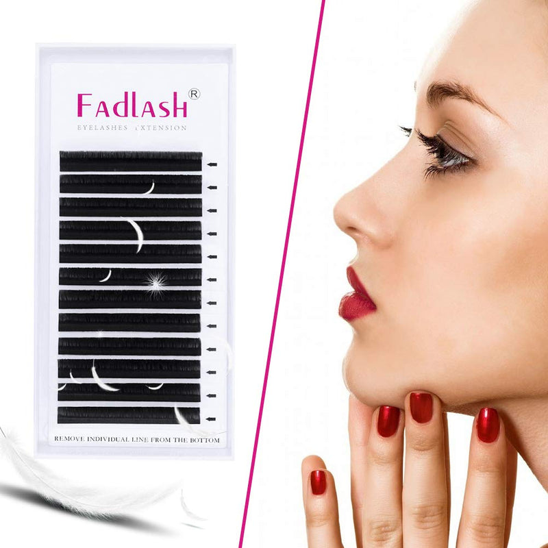 [Australia] - Easy Fan Lashes Fadlash 0.03mm C Curl 10mm Easy Fan Russian Lashes 2D-20D Volume Self Fanning Eyelash Extensions Automatic Blooming 10 mm 0.03-C 