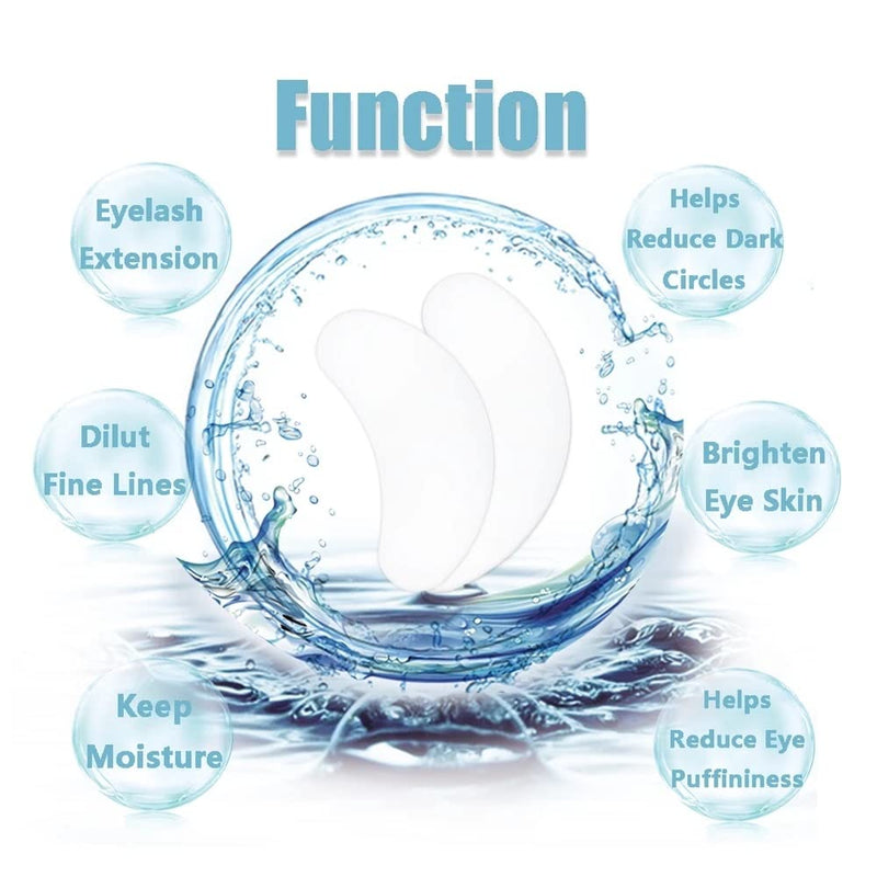 [Australia] - Eye Gel Pads, 50 Pairs Eyelash Extension Pads Lints Free, Facials, Under Eye Gel Pads For Pro Salon and Individual Eyelash Extension 