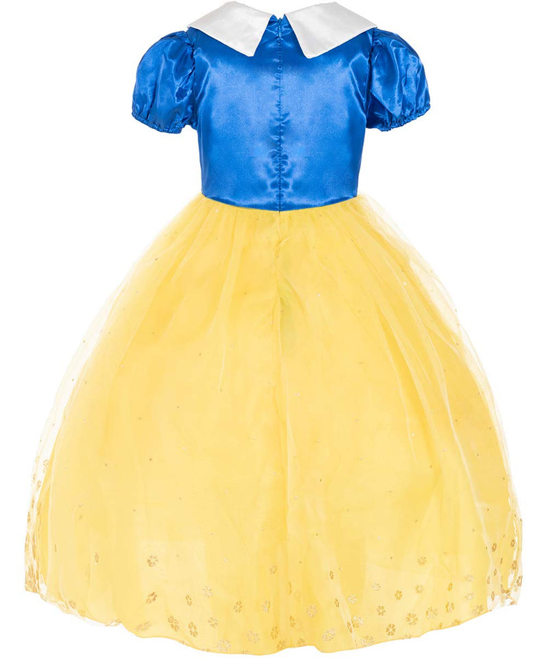 [Australia] - FUNNA Costume Princess Dress for Toddler Girls with Accessories Yellow 3-4T 