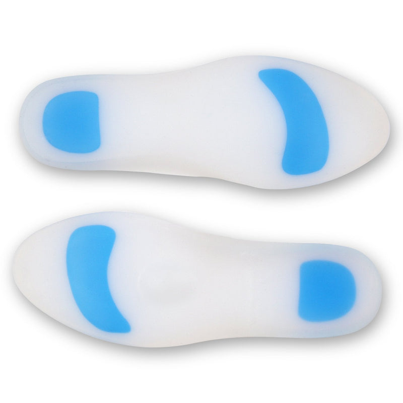 [Australia] - Soles Silicone Shoe Inserts (Pair) Orthopedic Support for Walking, Running, and Fitness - Soft, Comfortable, Hypoallergenic Design - M / 38-39 