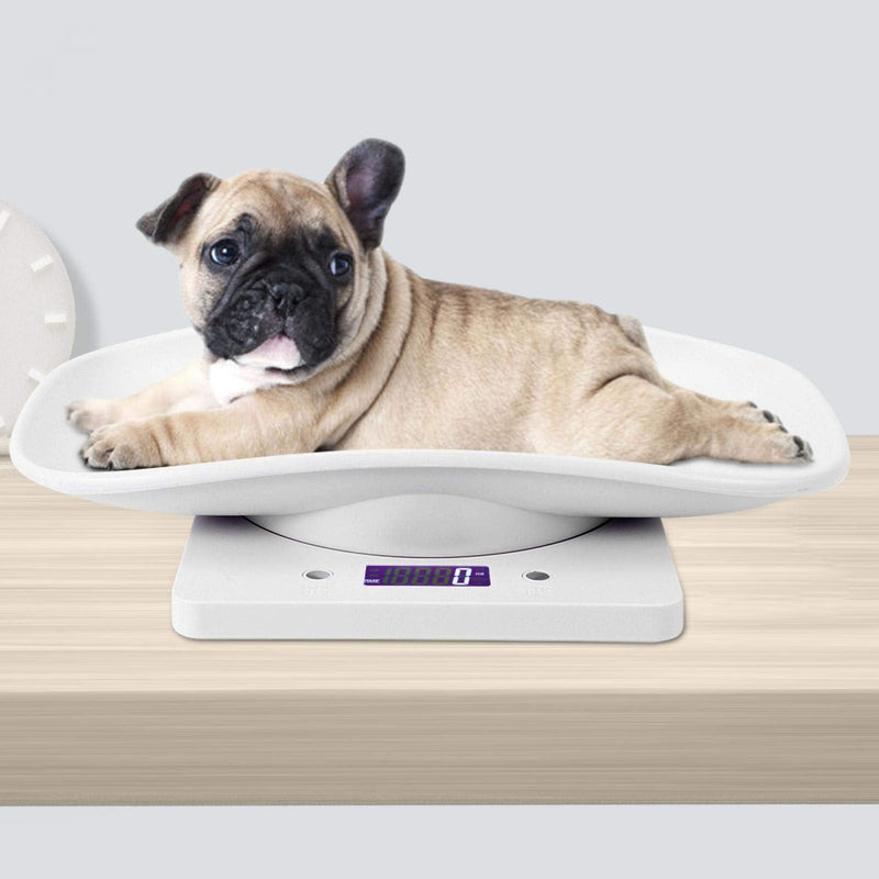 [Australia] - Pet Scale, High Accuracy Small Pet Weight Scale with Plastic Non‑slip Pads Convenient to Carry 
