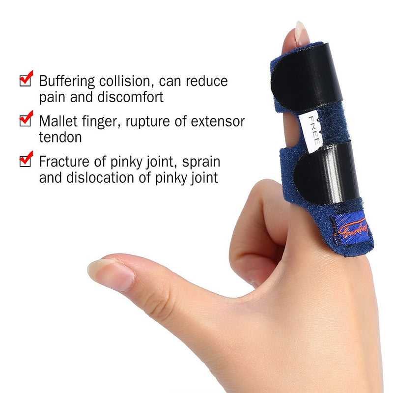 [Australia] - Trigger Finger Splint, Finger Splints Straightening Brace Adjustable Fixing Belt with Built-in Aluminium Support for Finger Tendon Release Pain Relief 