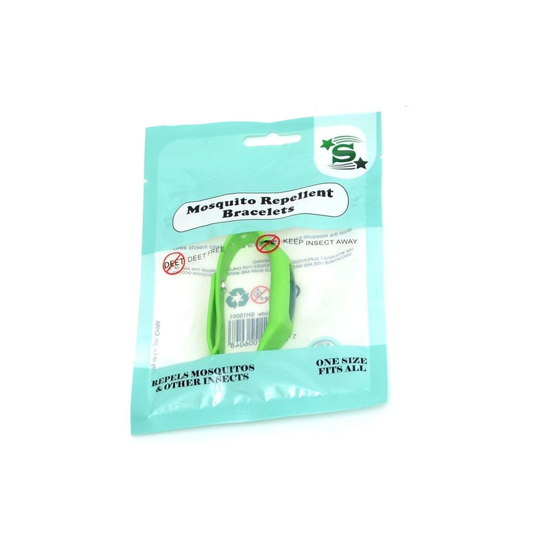 [Australia] - SHATCHI Natural Repellent Mosquito Insect Bracelet Non Toxic Deet-Free Band Soft Rubber Material, Multi, One Size 