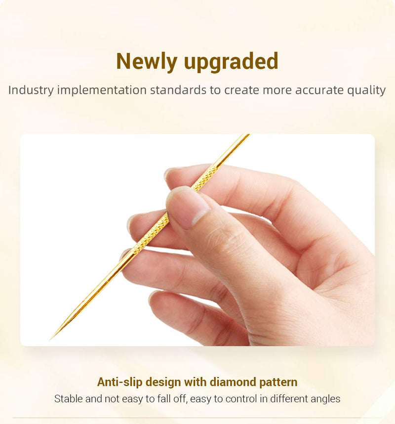 [Australia] - Professional 4 Pcs Face Acne Blackhead Removal Tool Set Pimple Comedone Blemish Whitehead Extractor Multi Functional Set (Gold) Gold 