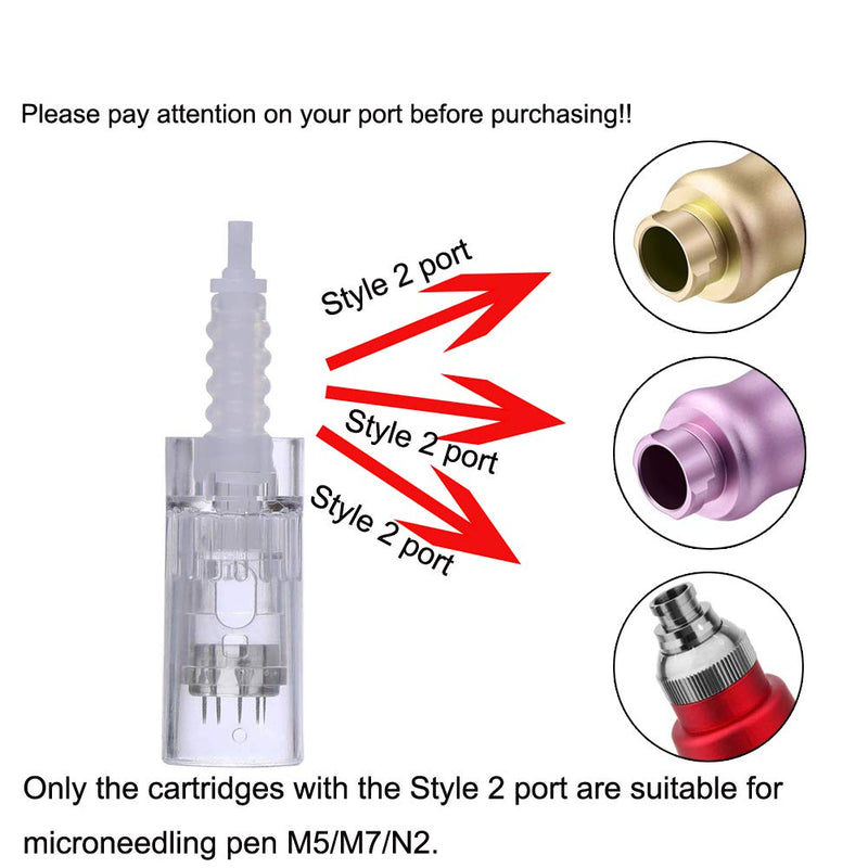 [Australia] - PIPM Ultima N2/M5/M7/A6 Pen Cartridges Disposable Replacement Cartridges Parts 12 Pins 10PCS 0.25mm 