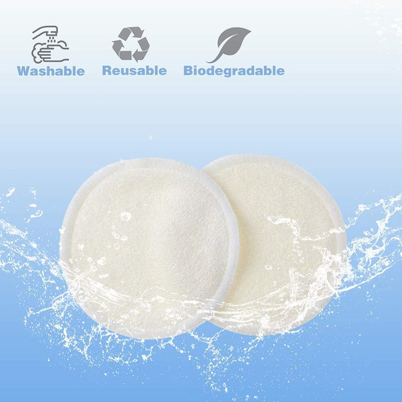 [Australia] - WeTest Reusable Makeup Remover Pads White 