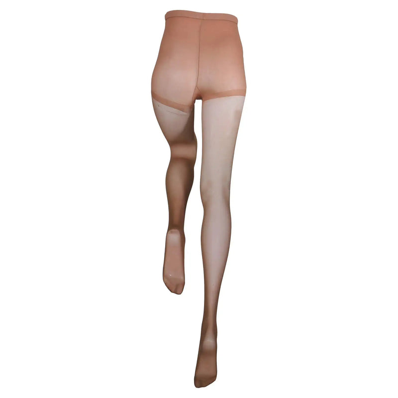 [Australia] - Truform Sheer Compression Pantyhose, 8-15 mmHg, Women's Shaping Tights, 20 Denier, Beige, Queen Plus 