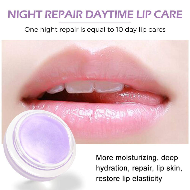 [Australia] - Lip Sleeping Mask, with Lip Scrubs Exfoliator & Moisturizer, Double Effect Lip Mask Overnight, Effectively Remove Dead Skin and Intensive Lip Repair Treatment,Nourishing Hydrating,Fades Lip Lines 