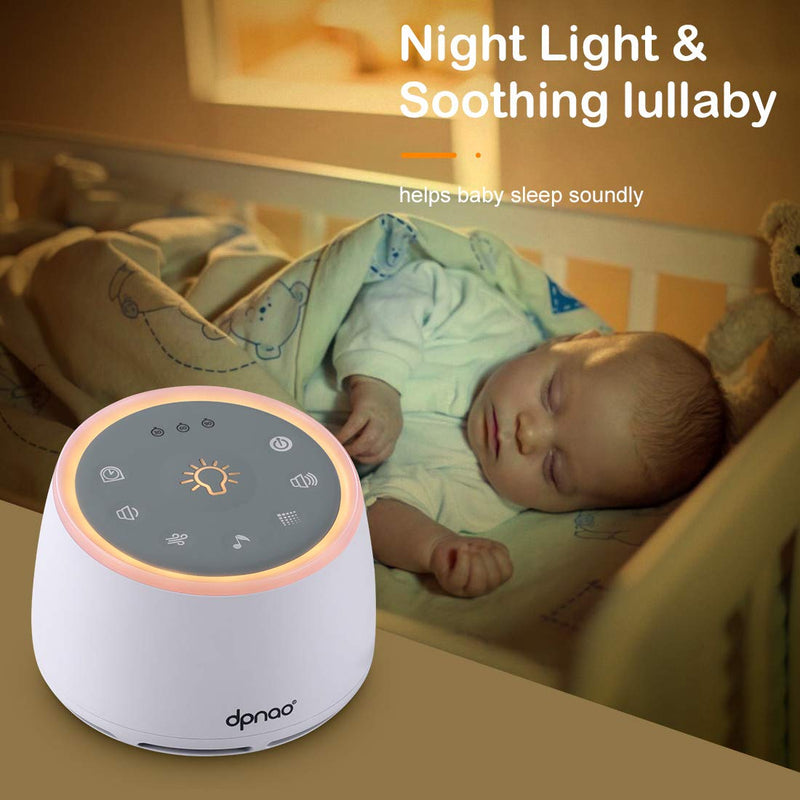 [Australia] - White Noise Machine, Sleep Sound Machine for Baby Kid Adult Home Hotel Traveling Office, with 22 Soothing Sounds Night Light Sleep Timer for Sleeping & Relaxation 