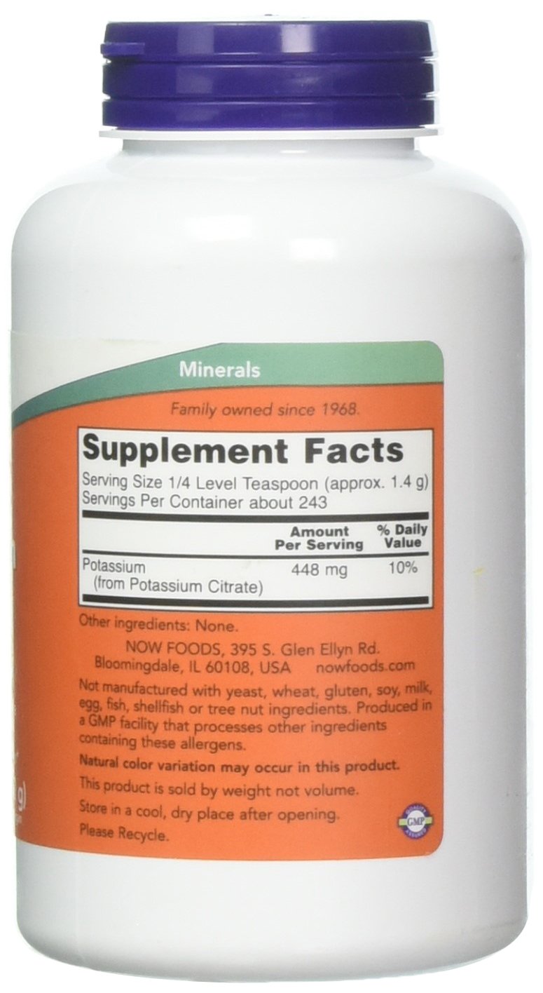 [Australia] - Now Foods Potassium Citrate Powder 12 Ounce, 12.0 Ounce 