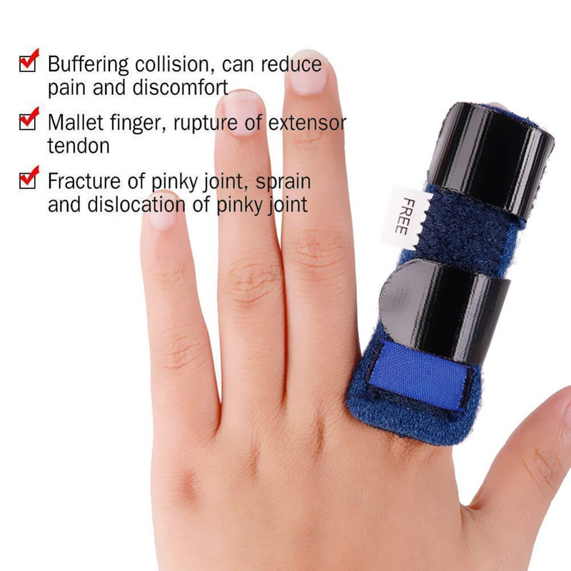 [Australia] - Finger Support Splint Adjustable Trigger Finger Thumb Splint Hand Finger Brace Tape for Straighten Curved Finger Brace Finger Stabilize 