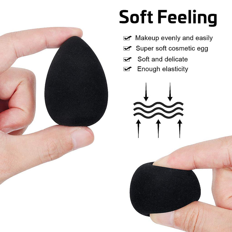 [Australia] - KELYDI Makeup Sponge Blender, 6pcs Foundation Makeup Beauty Sponge for Liquid, Powder and Cream 