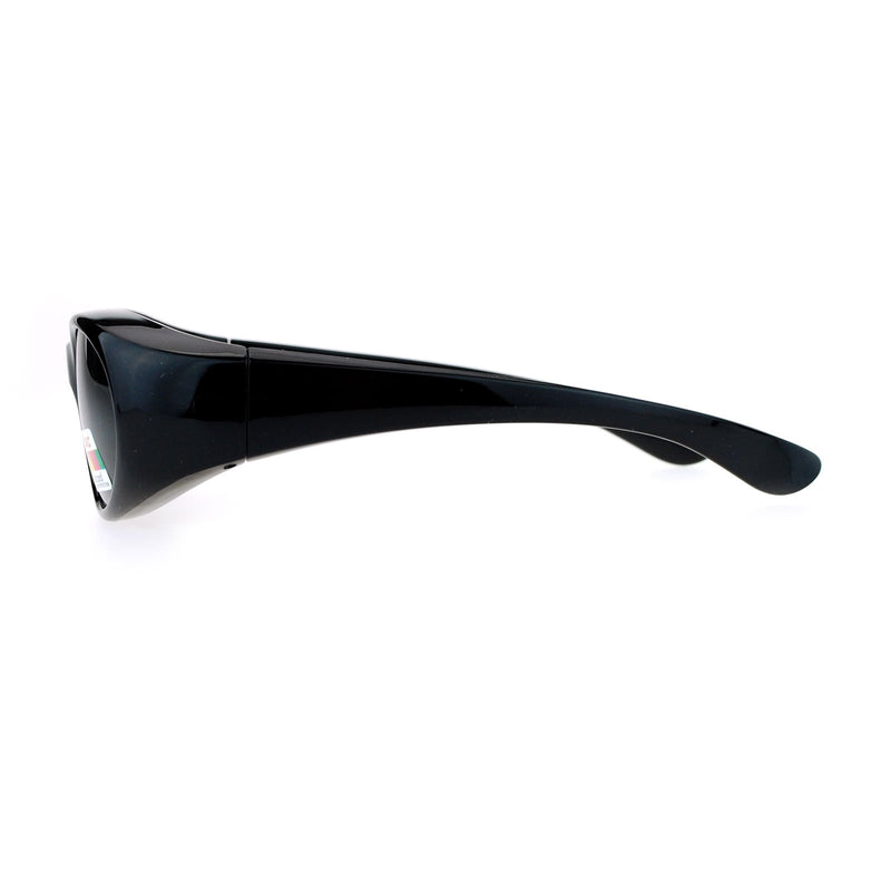 [Australia] - SA106 Kids Size 47mm Fit Over OTG Polarized Sunglasses Black 47 Millimeters 