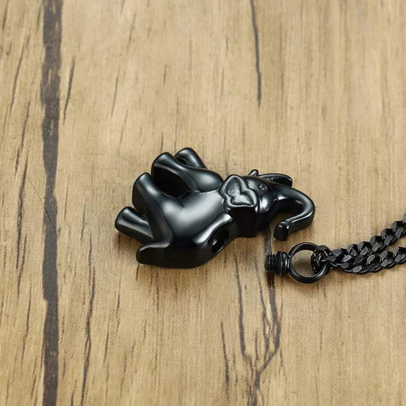 [Australia] - MEMORIALU Elephant Shape Stainless Steel Urn Necklaces for Ashes Cremation Jewelry Keepsake Memorial Pendant 