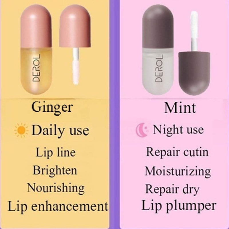 [Australia] - Lip Plumper Set, Natural Lip Plumper and Lip Care Serum,Lip Enhancer for Fuller,Beautiful Fuller,lip plumping lip gloss,Hydrating and Reduce Fine Lines 