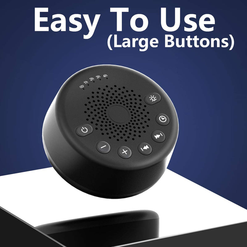 [Australia] - Easysleep Sound White Noise Machine with 25 Soothing Sounds with Memory Function 32 Levels of Volume and 5 Sleep Timer Powered by AC or USB for Sleeping Relaxation. 