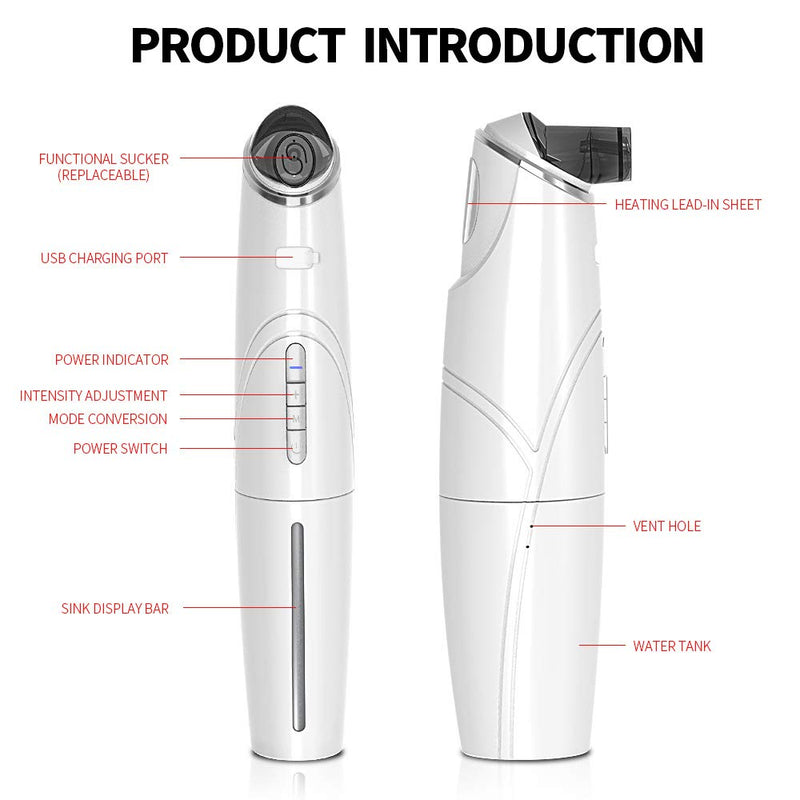[Australia] - Blackhead Remover Pore Vacuum Cleaner - Electric blackhead and whitehead removal Beauty Instrument， Comedone Extractor Smart temperature and water circulation with small bubblesfacial pores clean 