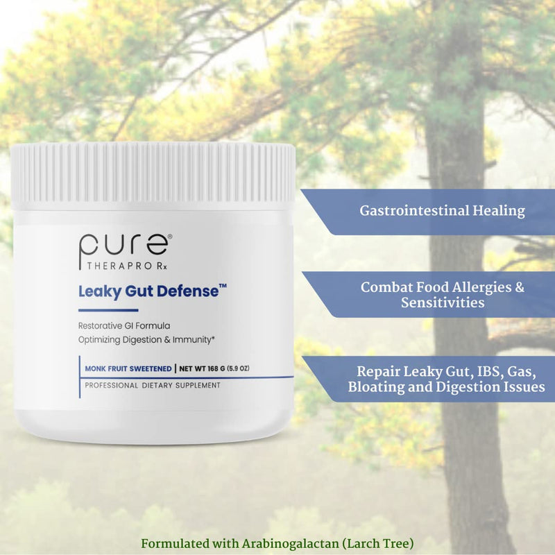[Australia] - Leaky Gut Defense - 30 Servings | GI Repair | Contains: 3g L-Glutamine, Licorice Root (deglycyrrhized), Aloe Leaf & Arabinogalactan | Stevia-Free - Sweetened with Monk Fruit | Pharmaceutical Grade 5.92 Ounce (Pack of 1) 