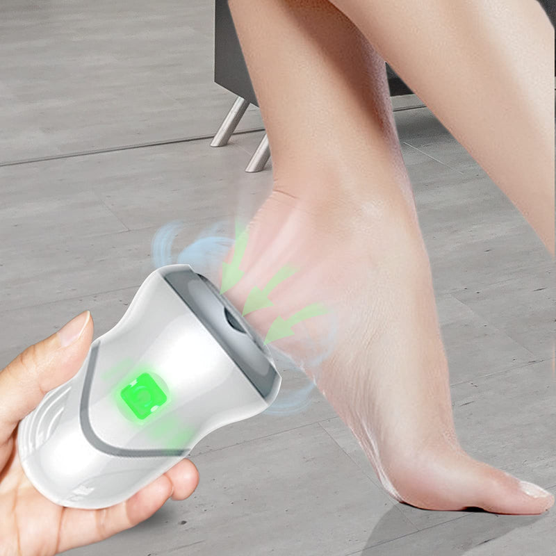 [Australia] - KVISTER Callus Remover For Feet Rechargeable, Heel Scraper for Feet, Electric Foot Callus Remover Dead Skin Remover for Feet, 2 Speed 3 Grinding Heads Foot Scraper 