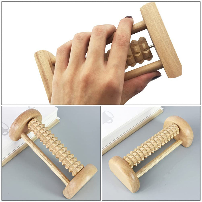 [Australia] - Lurrose Shoulder Massagers Foot Massager Roller Deep Tissue Massager Trigger Point Shiatsu Acupressure Reflexology Tool for Plantar Fasciitis Plantar Fasciitis Roller 