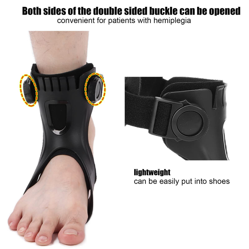 [Australia] - Drop Foot Brace, Soft AFO Foot-up Orthosis Light Balance Drop Foot Brace Foot Drop Orthosis Ankle Brace Support for Shoes Walking(L-Right) L Right 