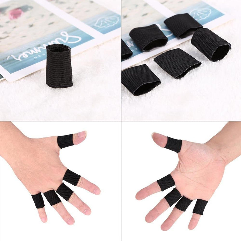 [Australia] - VGEBY 10 Pcs Finger Sleeves, Thumb Braces Support for Trigger Finger, Finger Cracking, Finger Arthritis 