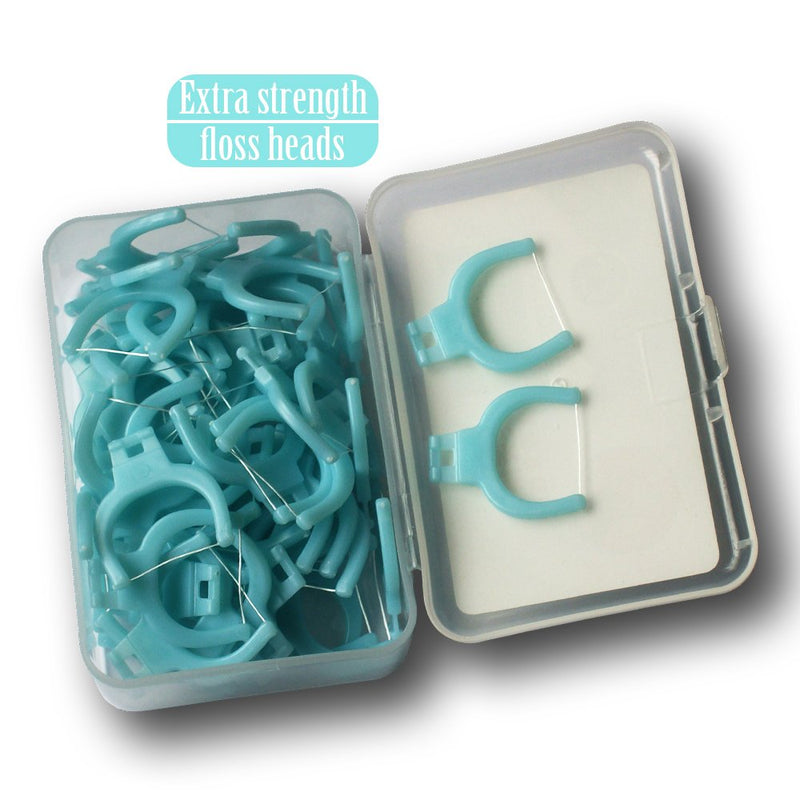 [Australia] - T.Smile 3rd Generation Dental Flosser 1 Handle + 100 Extra Strength Floss Heads, Evolutionary Clean(Pack of 1) 101 Count (Pack of 1) 