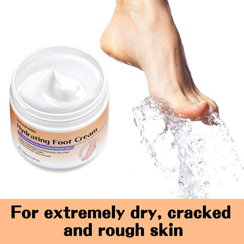 [Australia] - Foot Cream for Dry Cracked Feet - Urea, Vitamin E & Hyaluronic Acid Foot Moisturizer for Dry Skin, Rough, Calloused, Cracked Feet Repair and Soften, Non-Greasy & Fast Absorbing (5.3 oz) 